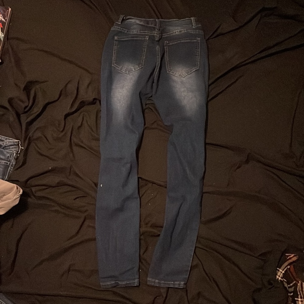 Blue Ripped Jeans - Picture 2 of 3